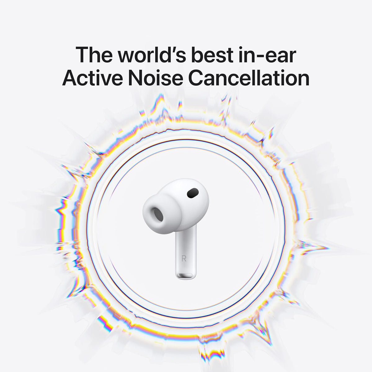 Apple AIR PODS PRO 3 Wireless headphones with charging case. includes 5 ear tip sizes. compatible with USB - C , Apple watch, magsafe and Qi certified charger USB - Cable sold separately