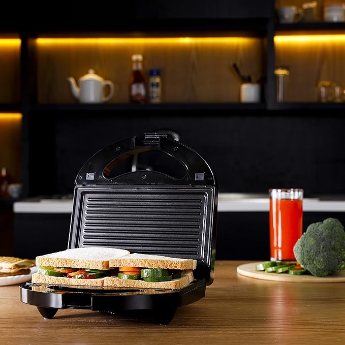 3-in-1 Multiplate Sandwich Maker 3 in 1 Multiplate Sandwich Maker – Sandwich, Waffle & Grill Toaster | Non-Stick Electric Breakfast Maker