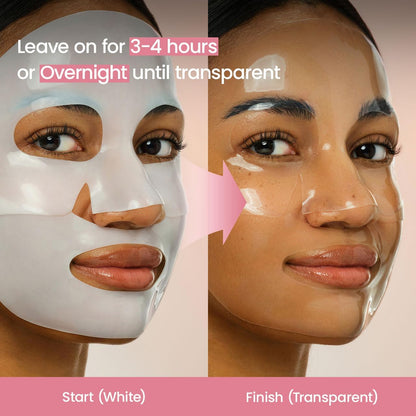 BIODANCE Bio-Collagen Real Deep Mask, Hydrating Overnight Mask, Water Locking, Pore Minimizing, Elasticity Improvement, 34g x4ea