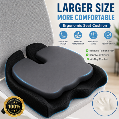 Non-Slip Memory Foam Car Seat Cushion Pad