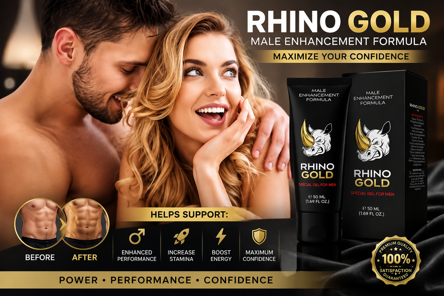 Rhino Gold Men Power Gel In UAE