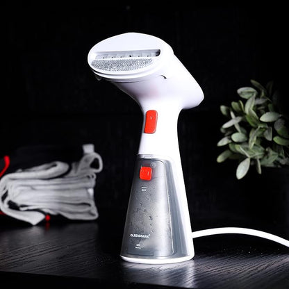 Portable Garment Steamer, Fine Mist Spray, Universal Bottle Adapter, Ergonomic Compact Design, 1500W 0.26L Handheld Fabric Steamer – Dark Purple