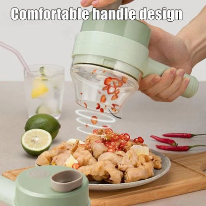 Wireless Electric Food Chopper | USB Rechargeable Mini Vegetable Chopper | Portable Garlic, Onion, Ginger & Meat Grinder