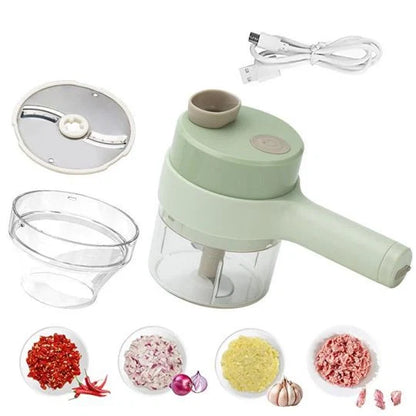 Wireless Electric Food Chopper | USB Rechargeable Mini Vegetable Chopper | Portable Garlic, Onion, Ginger & Meat Grinder